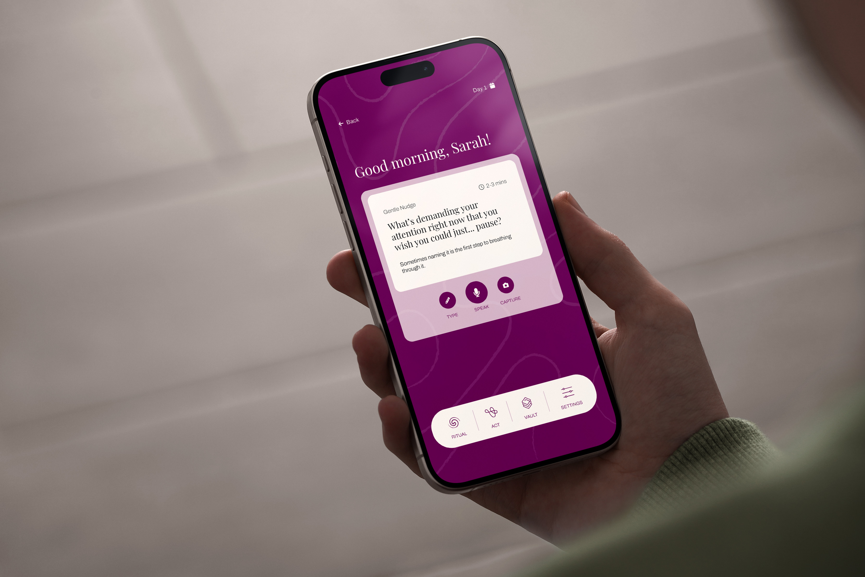 We Unearthed app — Express screen